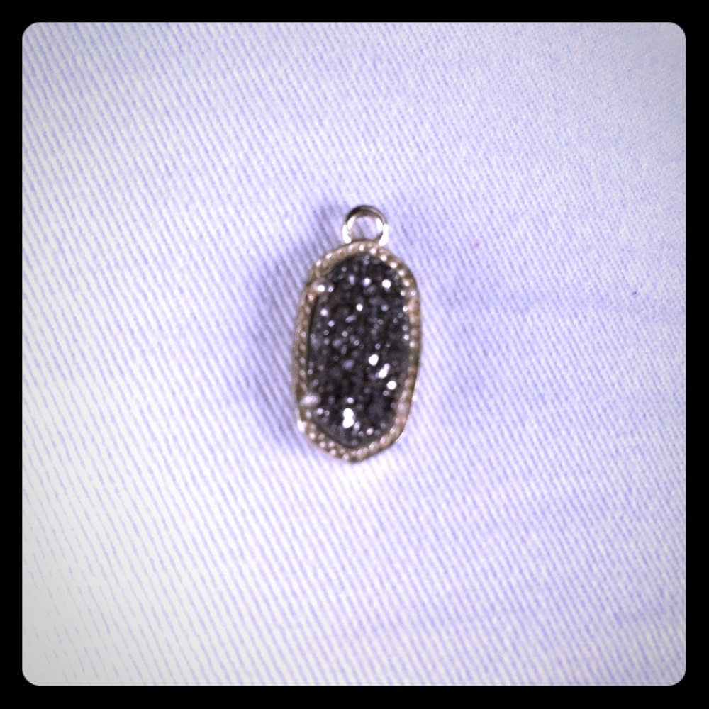 Kendra Scott Gold Drusy charm for necklace